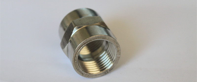 4分不锈钢接头管件 六角内接头 对丝管固三通补芯堵头弯头 配件汇