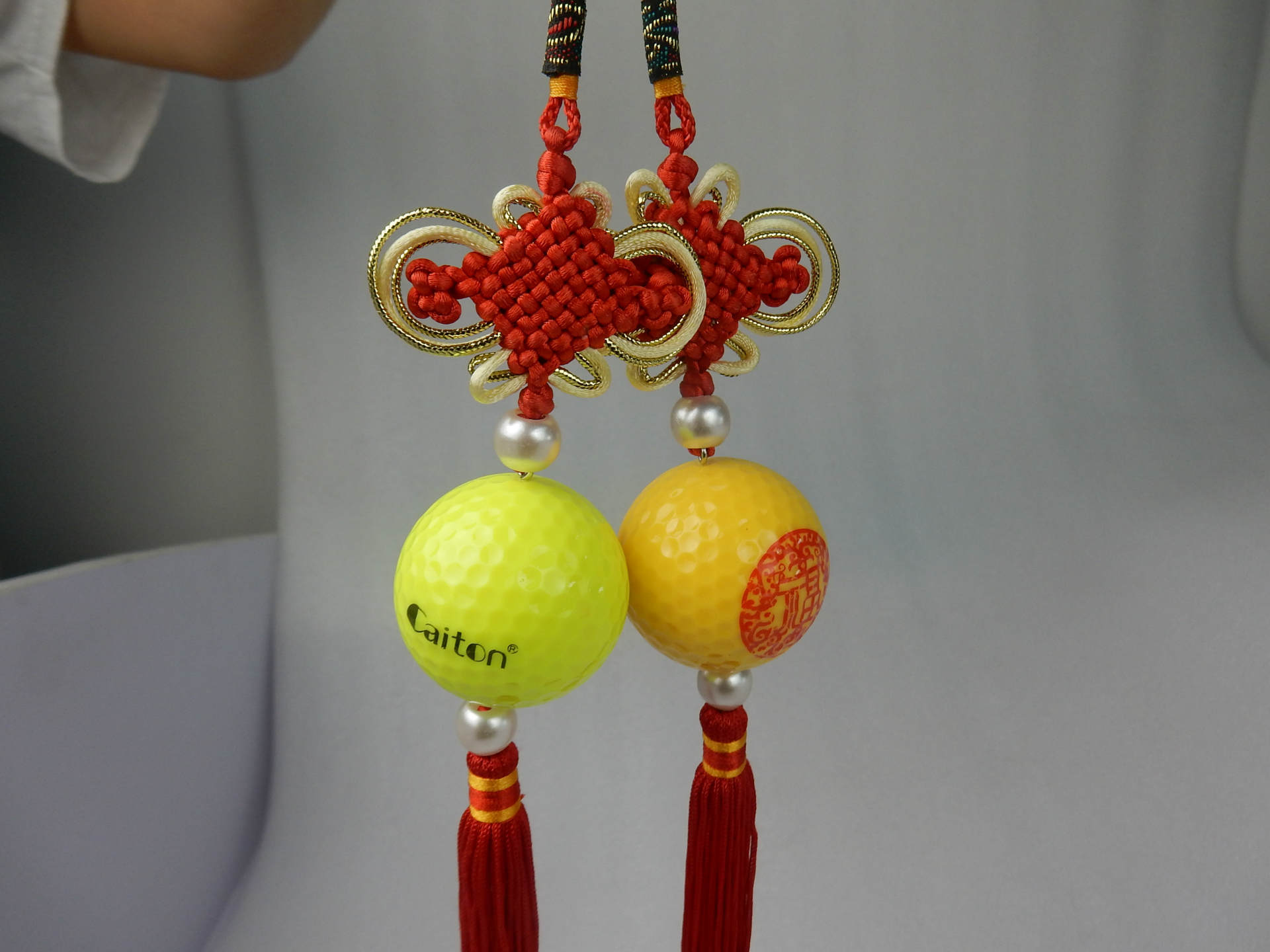 caiton工厂批发 高尔夫中国结球 高尔夫礼品 礼盒球 golf ball