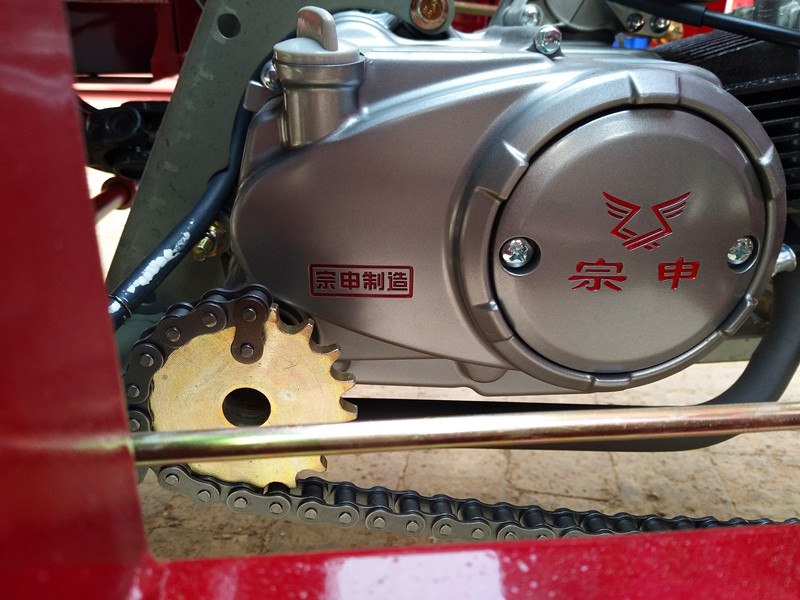 新款宗申动力自动离合110汽油三轮车摩托车货运家用隆鑫全新车