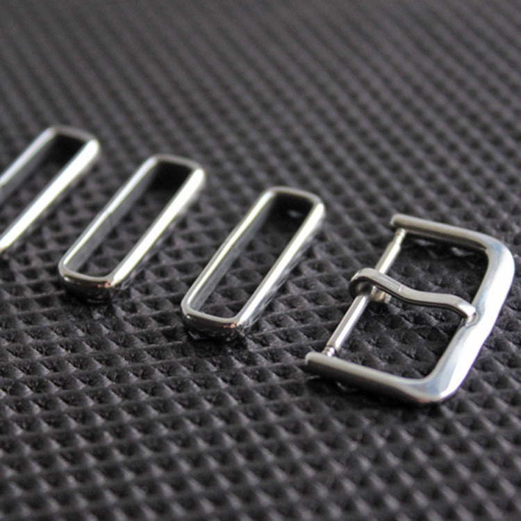 厂家出售尼龙表带钢圈表扣不锈钢环扣304料精美表带扣欢迎定制