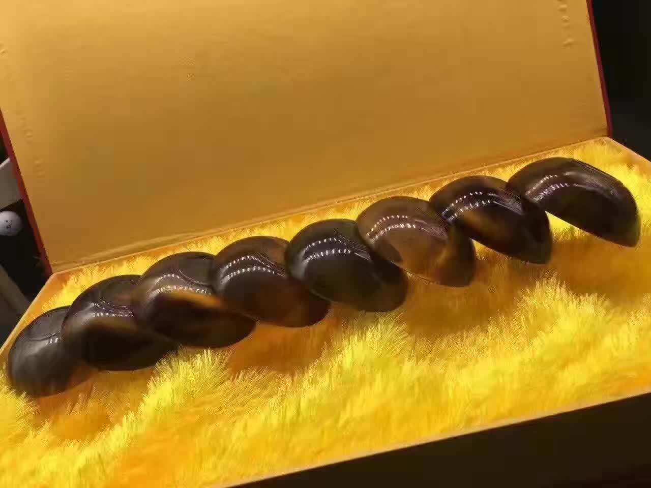 批发黑花老羚羊角自然精致小茶杯小酒杯8件装 品质如一送礼佳品