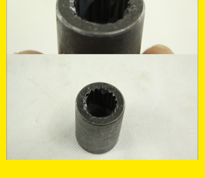 大泰电机花键轴套 18齿差速电机连接配件 电动三轮车电机配件