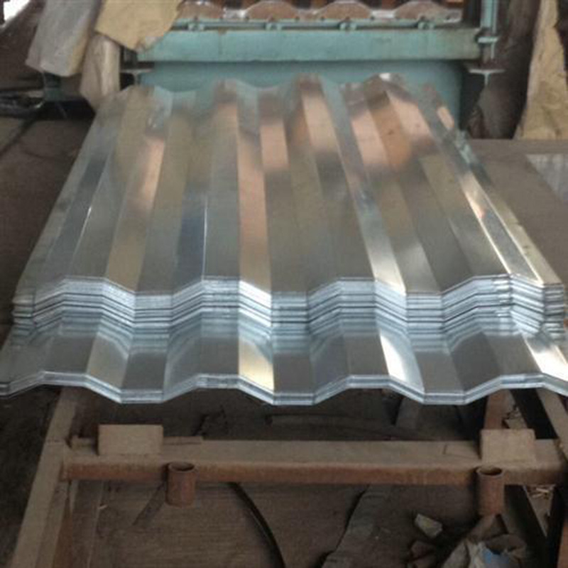 瓦楞板波浪板 白皮镀锌瓦楞 板楼承板建筑建材钢板