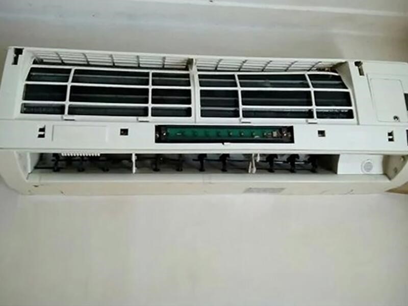 这空调换别人绝对换新的了,我只略施小计就让它焕然一新