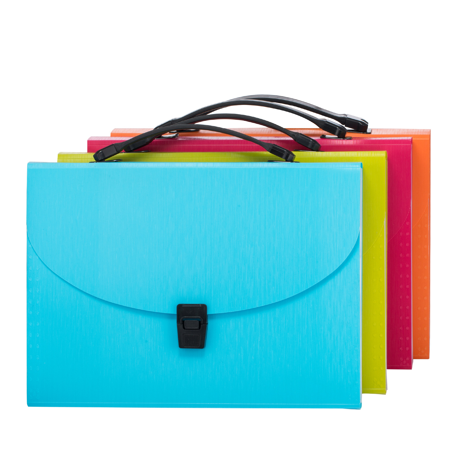 学生办公风琴包a4多层文件试卷夹塑料定制现货 用品资料袋票据包