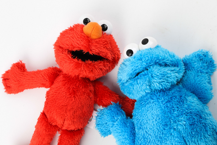 经典卡通sesame street芝麻街玩偶elmo艾摩8寸毛绒公仔娃娃玩具