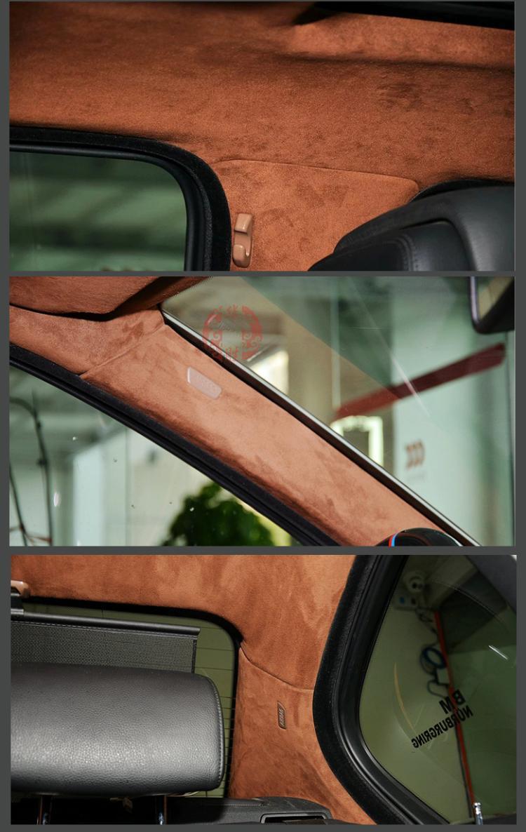 汽车顶棚布面料反绒翻毛皮车内饰真皮绒布长筒靴子面料磨砂皮绒布