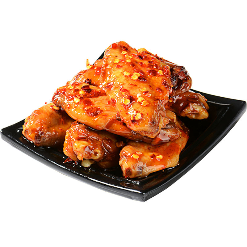 四川特产麻辣五香鸡中翅卤味零食熟食小吃