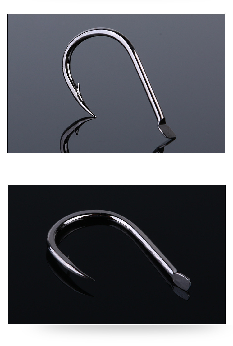 寒月刃鱼钩 日本进口小矶钩 黑色有倒刺散装钓鱼钩渔具批发