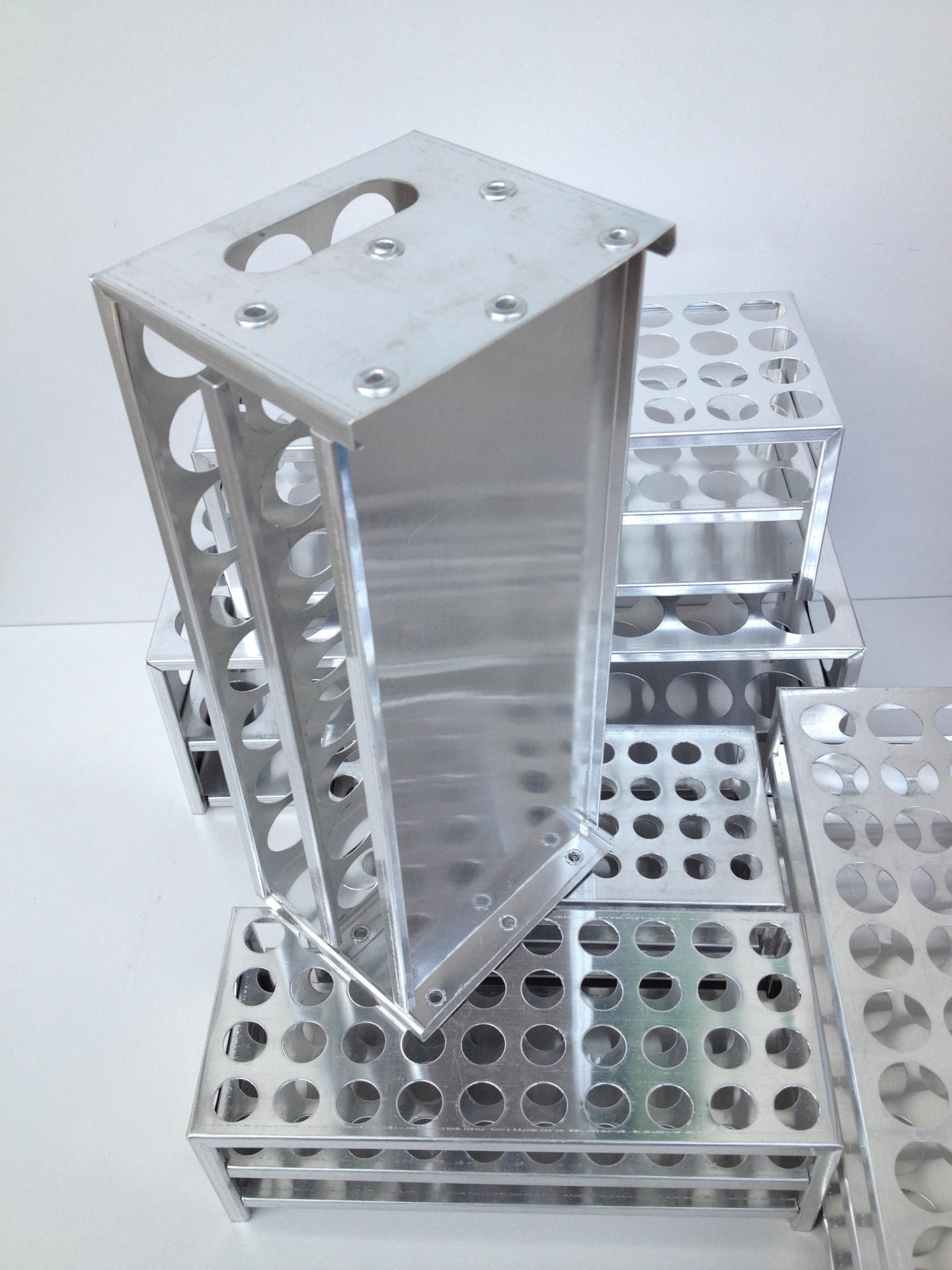 5*40 27*24 试管架 铝制试管架 铝试管架 离心管架 实验