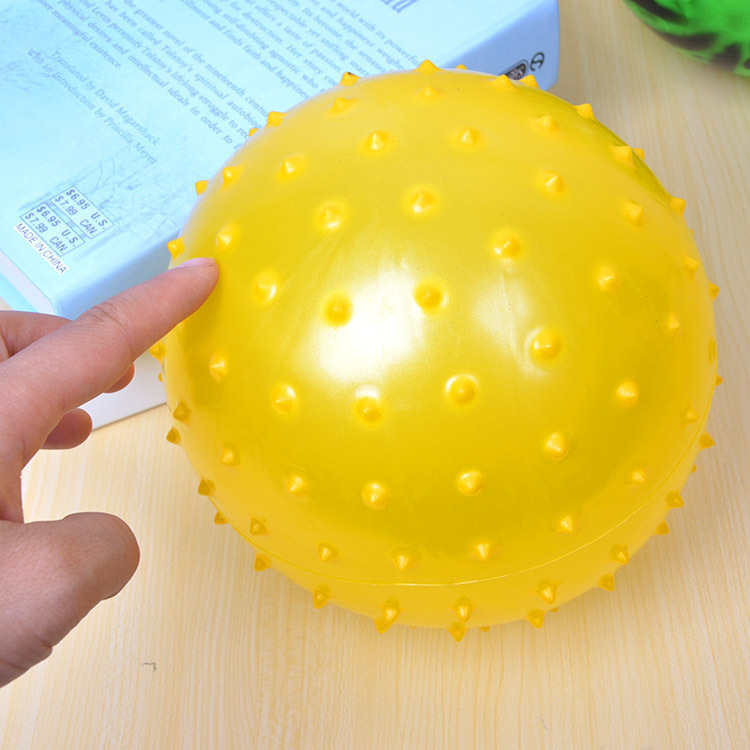 幼儿园专用儿童充气玩具婴儿按摩球类感统训练 西瓜羊角拍拍球