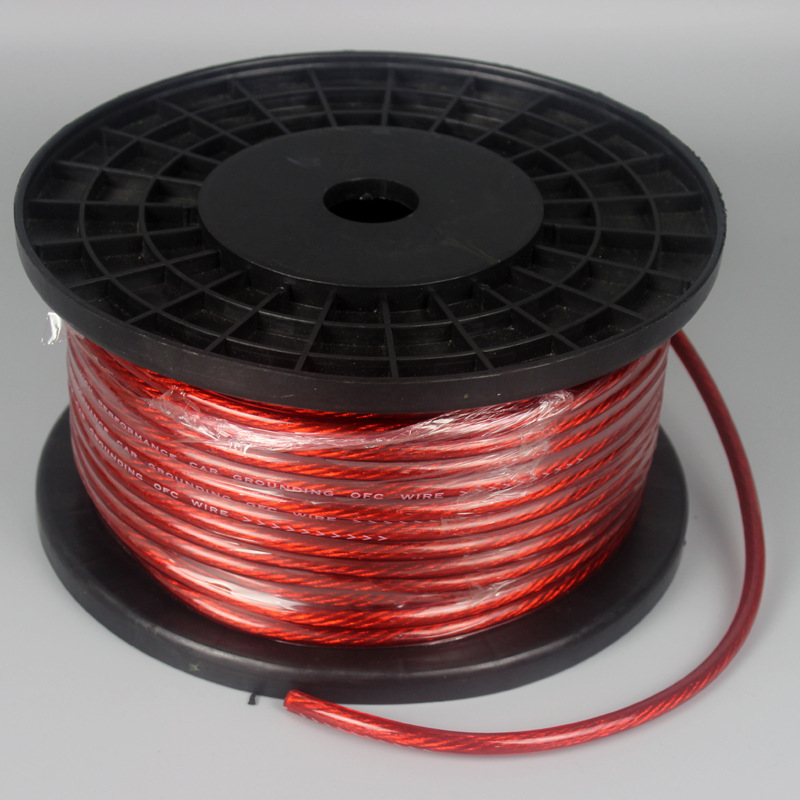 音响线材 8平方铜包铝电源线45 发烧音响线材 车载电源线 功放线