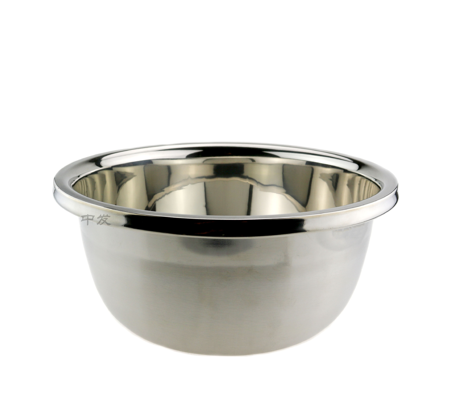 能兴 韩式加厚无磁不锈钢反边调料缸 多用不锈钢盆 汤盆 打蛋盆