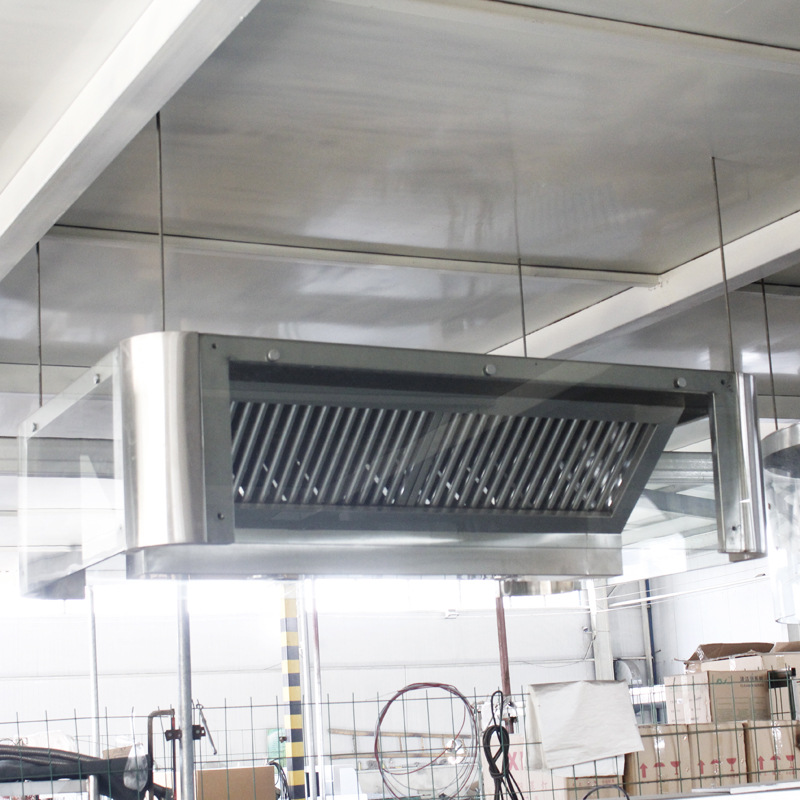 商用不锈钢油网运水排烟罩抽油烟机厨房设备异形定制