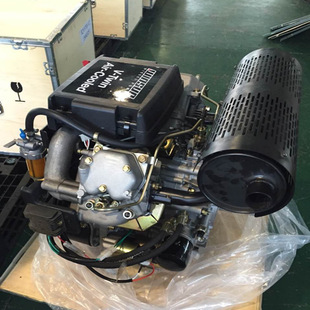 双缸风冷柴油机动力25马力双缸柴油发动机电启动双缸柴油机