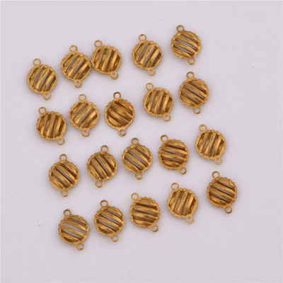 连接器挂_diy 9.4mm纯铜镂空圆片耳饰外贸手工服饰挂 - 阿里巴巴