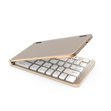 轻薄两折折叠ABS剪刀脚按键蓝牙键盘适用于苹果安卓window系统