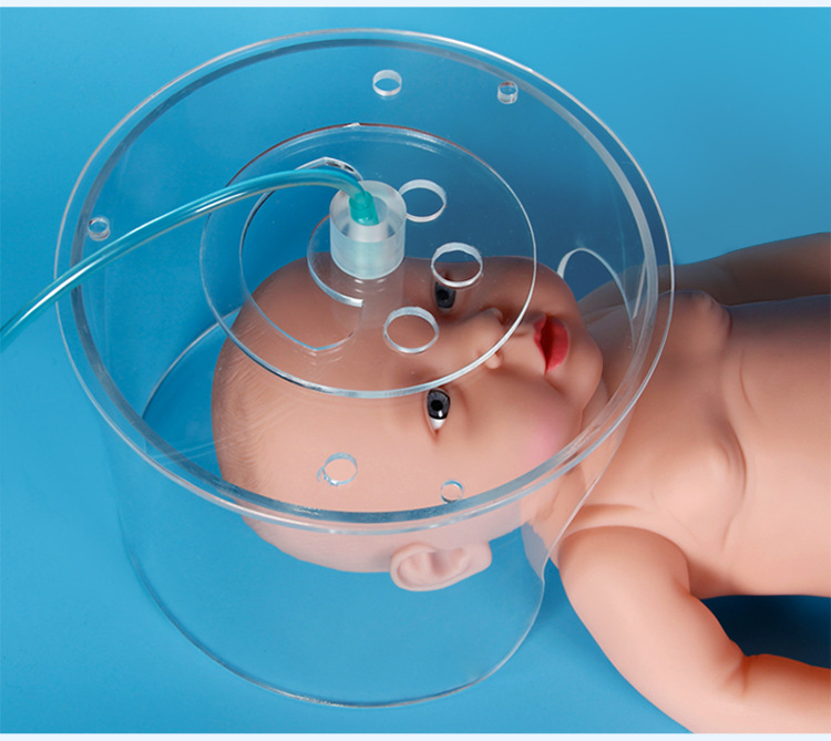 供应新生儿吸氧头罩批发医用婴儿吸氧头罩中号婴儿输氧面罩一件批