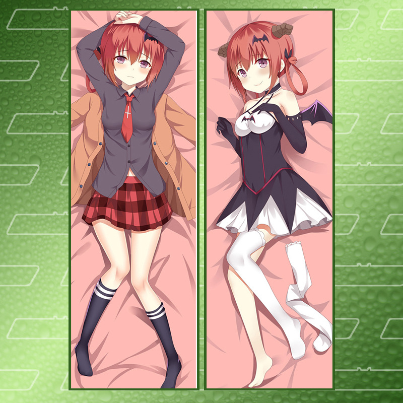 珈百璃的堕落日本动漫双面等身宅男抱枕来图定制加工一件代发