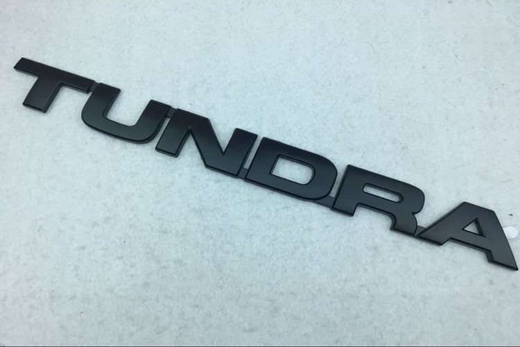 适用于丰田坦途贴标 tundra车贴 坦途车标 abs改装侧标车门贴标