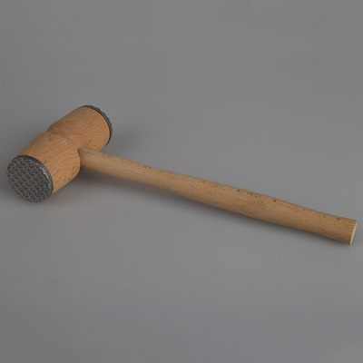 厂家专业生产天然环保榉木肉锤 碎肉锤 双面排骨锤