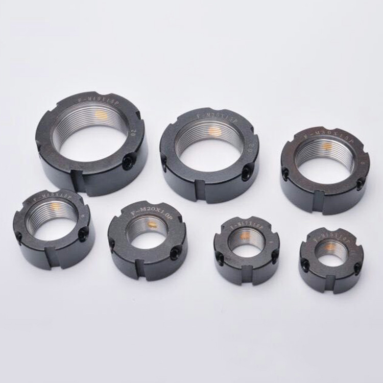 产品名称:不锈钢固定圆形精密锁紧螺母 止退滚珠丝杆锁紧螺母