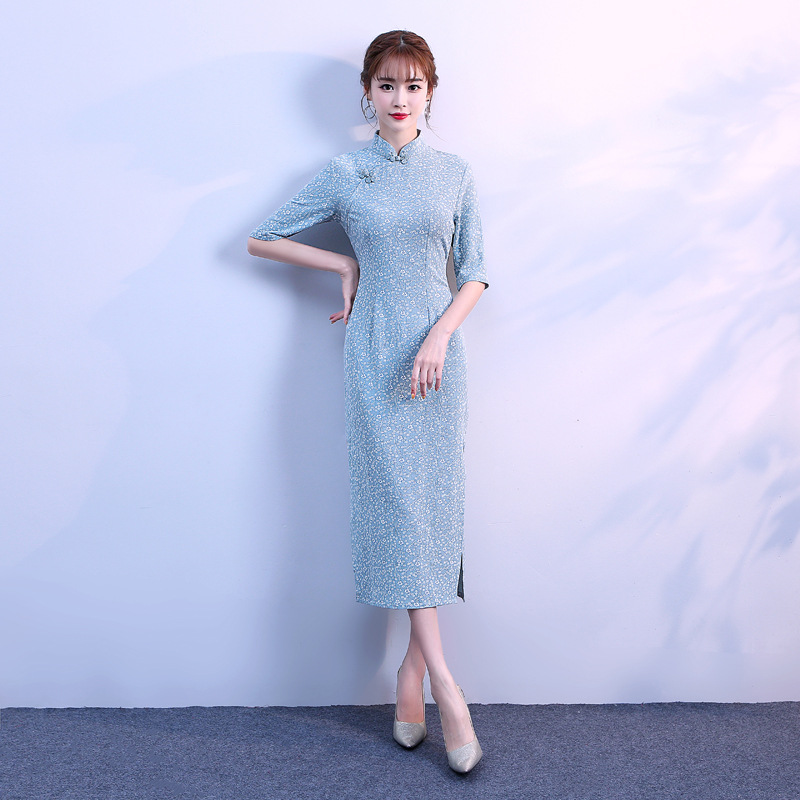 qd 913 新款新款改良棉麻旗袍