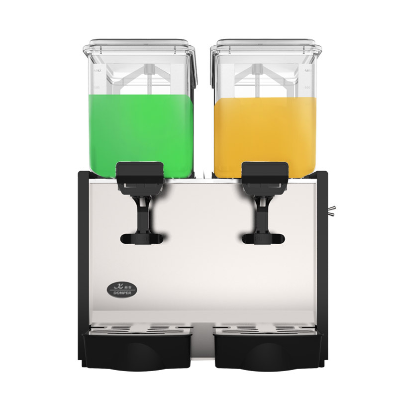 东贝冷饮机果汁机商用饮料机双缸冷热饮机奶茶dkx15x2lr