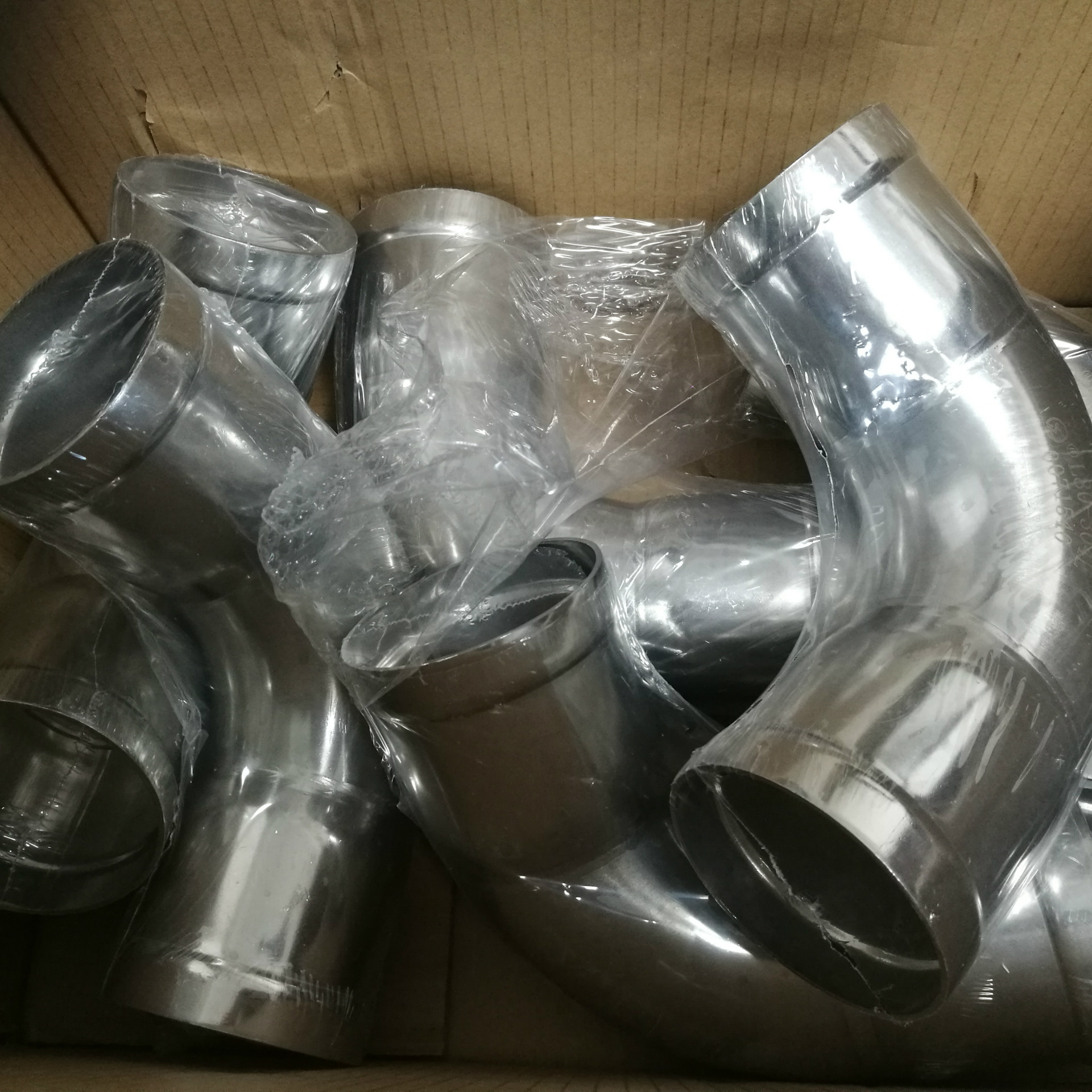 304材质环压式不锈钢管件弯头