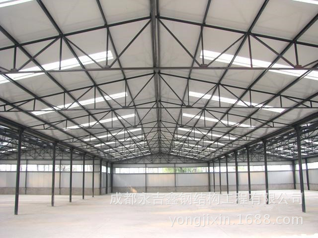 成都彩钢钢结构简易厂房库房大棚
