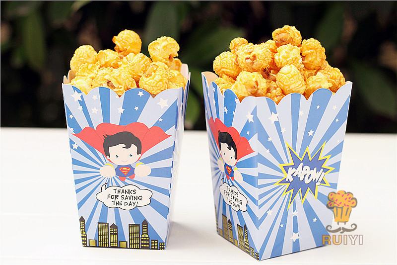 复仇者联盟 卡通派对爆米花盒6款混装 速卖通 ebay 爆款