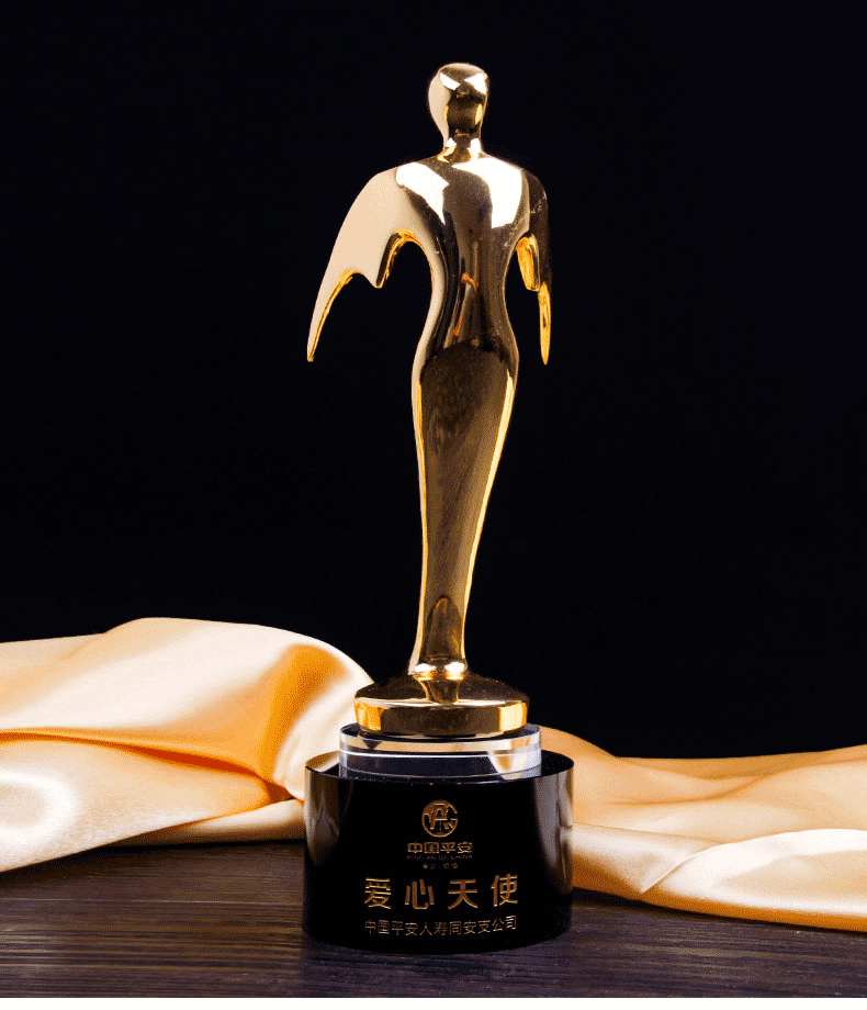 包邮奥斯卡小金人奖杯水晶奖杯制作金属奖杯 奥斯卡奖杯刻字