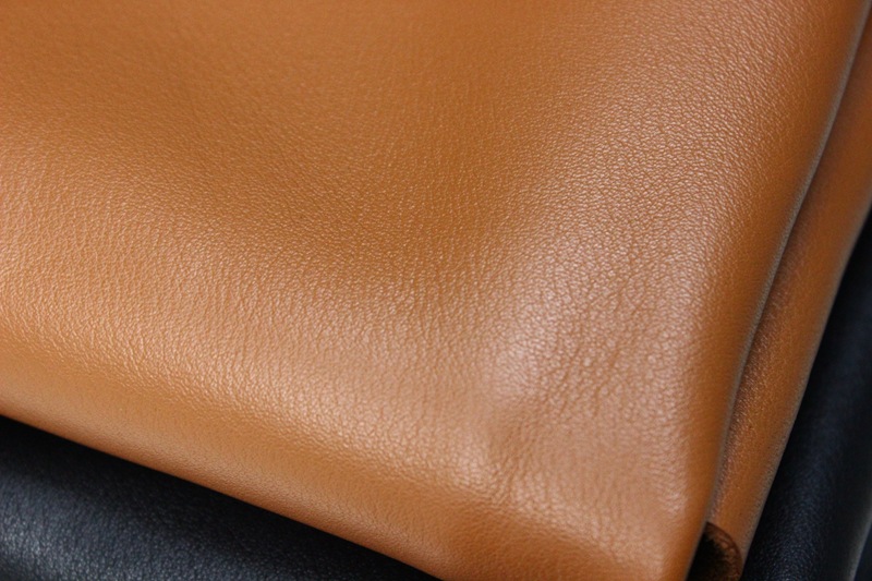 头层牛皮纳帕纹 韩国a级1.2-1.4mm软皮料黑色鞋面皮带黄牛皮