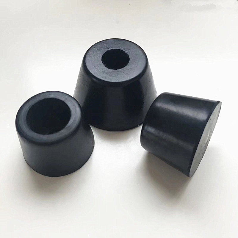 橡胶机脚仪器机箱垫脚 桌椅锥形增高脚垫 降噪音塑料防撞减震脚