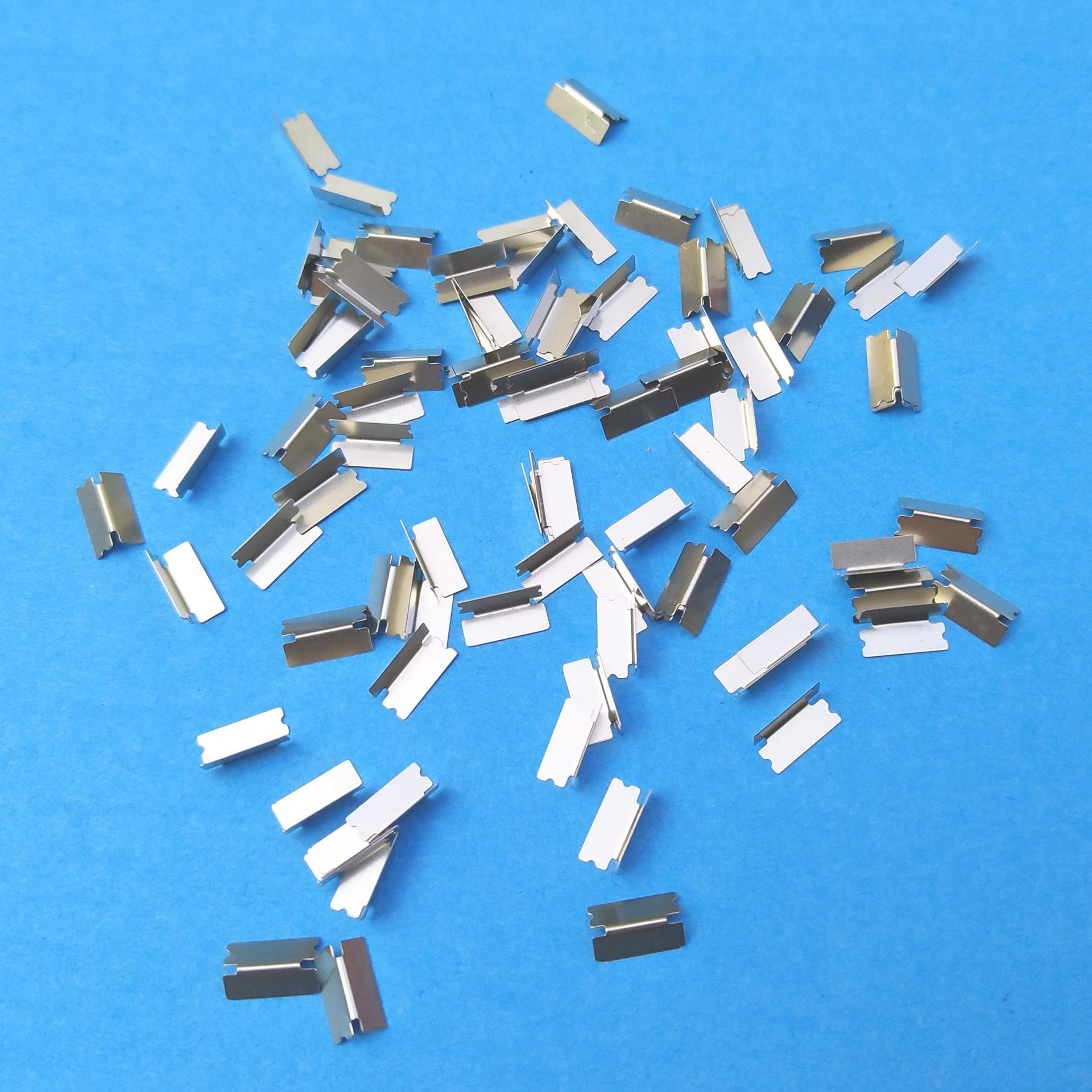 厂家直销纯镍片端子不锈钢冲压件片五金电池端子冲压加工贴片编带