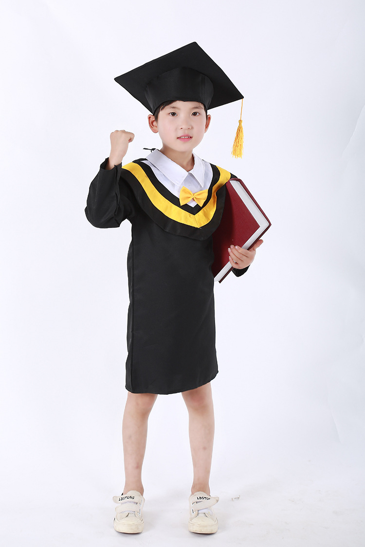 儿童演出服幼儿园舞蹈服博士服男女毕业礼服小博士帽服装