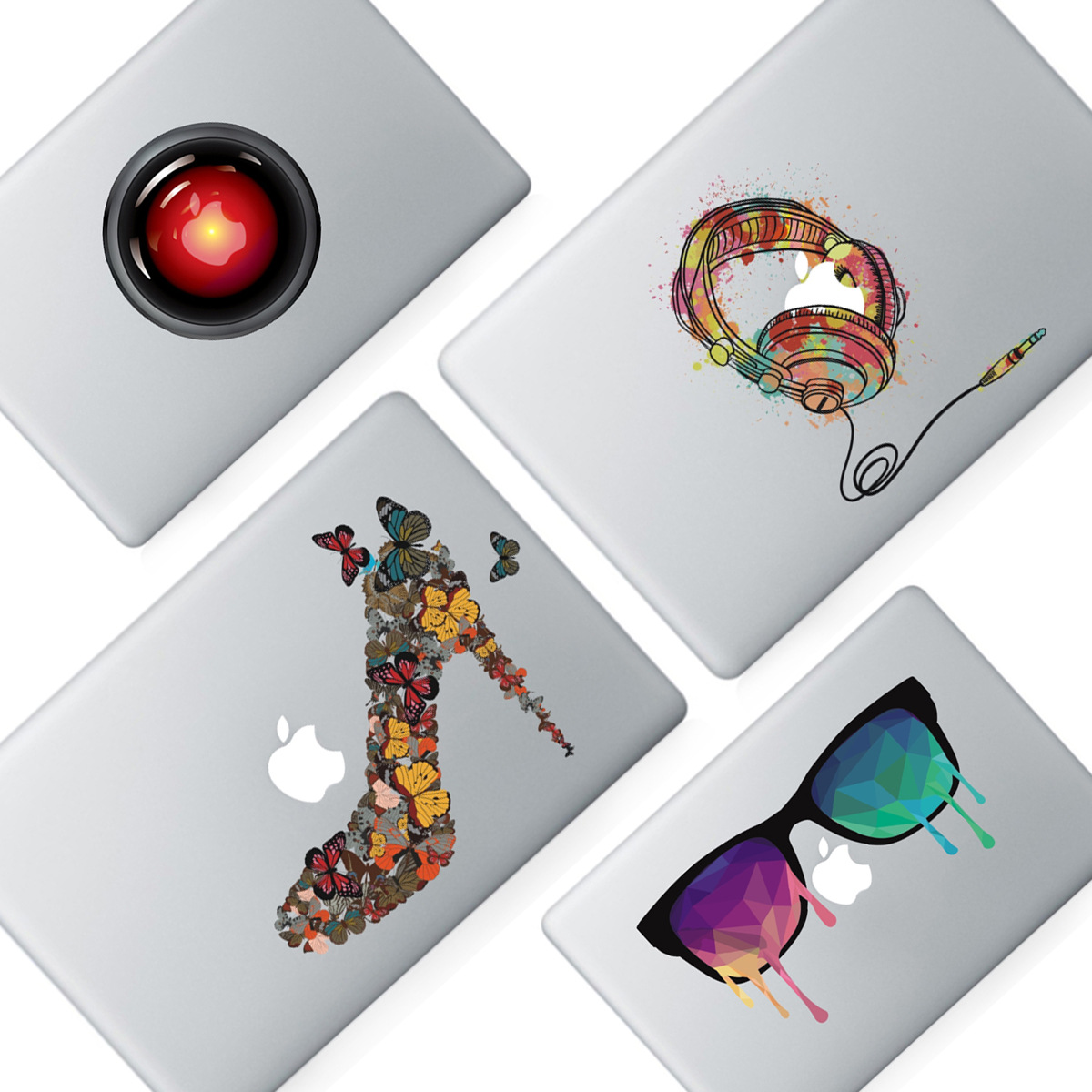 适用macbook pro 13 贴纸局部个性贴膜苹果电脑机身保护彩贴