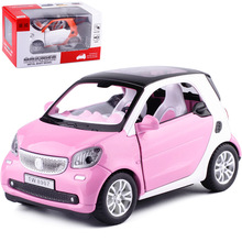 【盒装】天鹰smart合金车模型  声光回力小轿车儿童玩具车 8907B