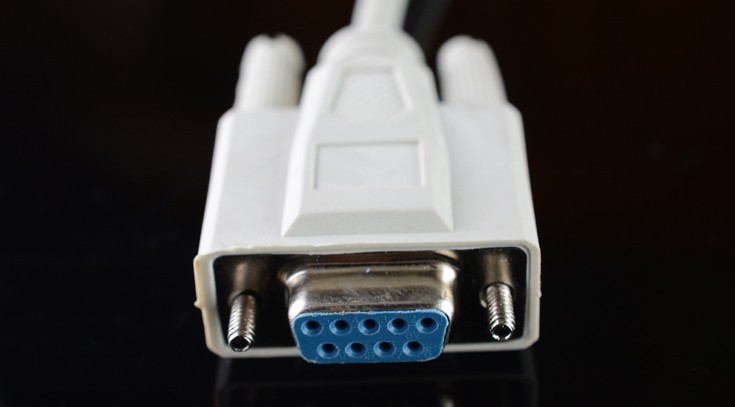 9转25 rs232串口线 9孔转25针 db9/db25 串口转并口线 1.5米