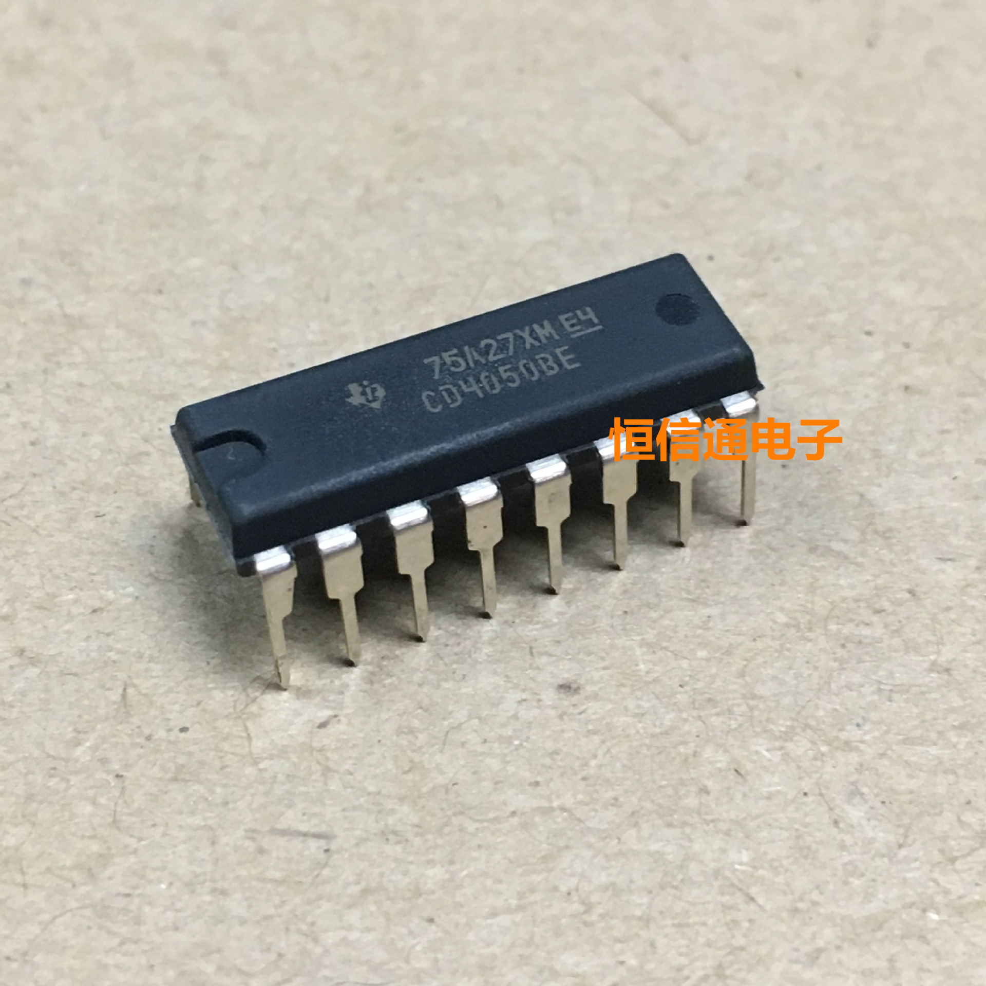 全新 cd4050 cd4050be 六同相缓冲/变换器 dip-16全新原装现货