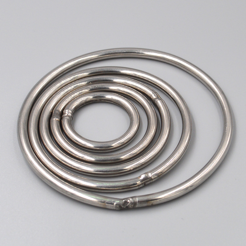 现货304不锈钢圆环合金圈圈 实心o型圈环保钢圈 规格齐全可定做