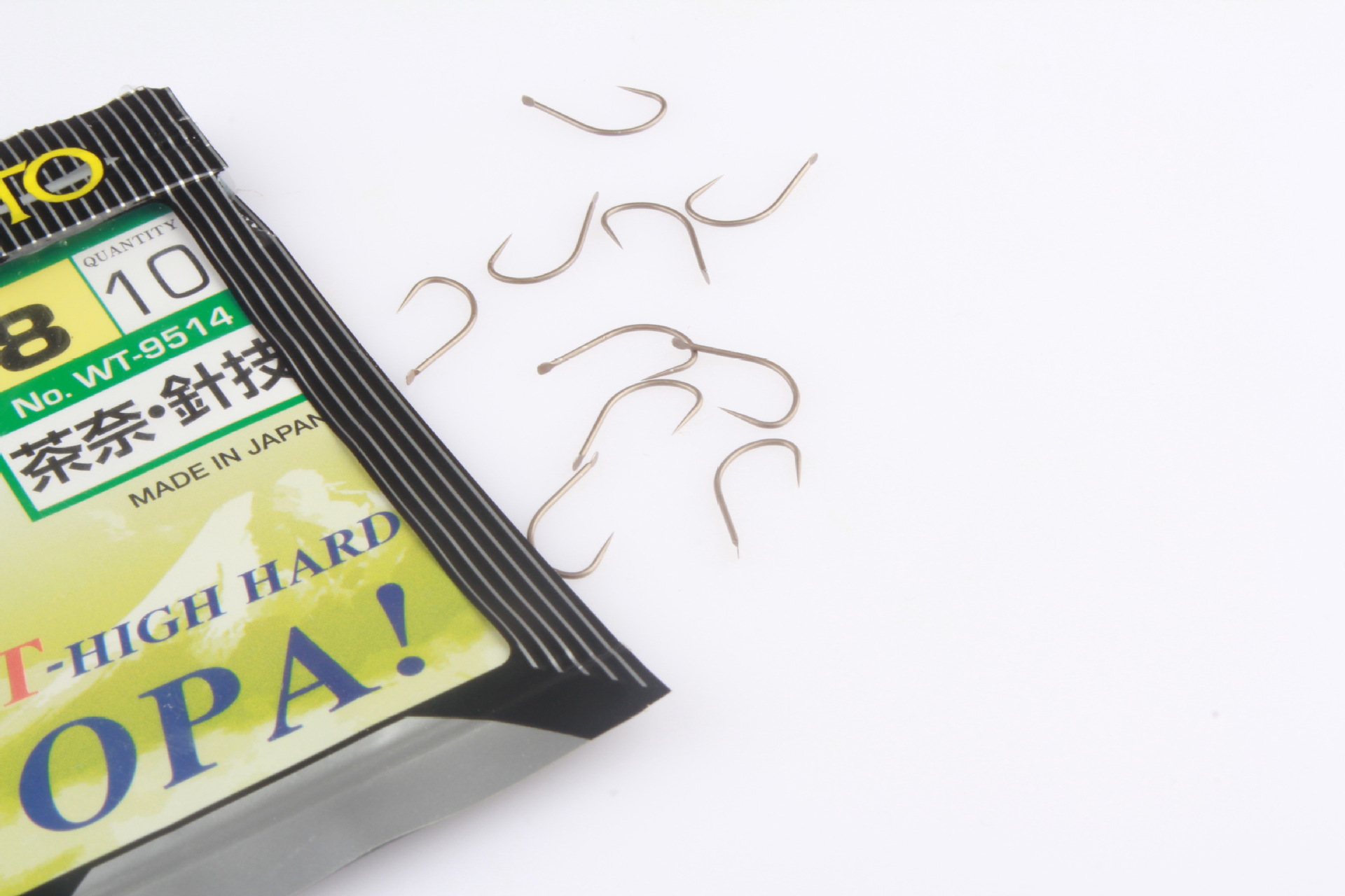 日本富岳茶奈无刺鱼钩1号至8号 超细穿透力及强