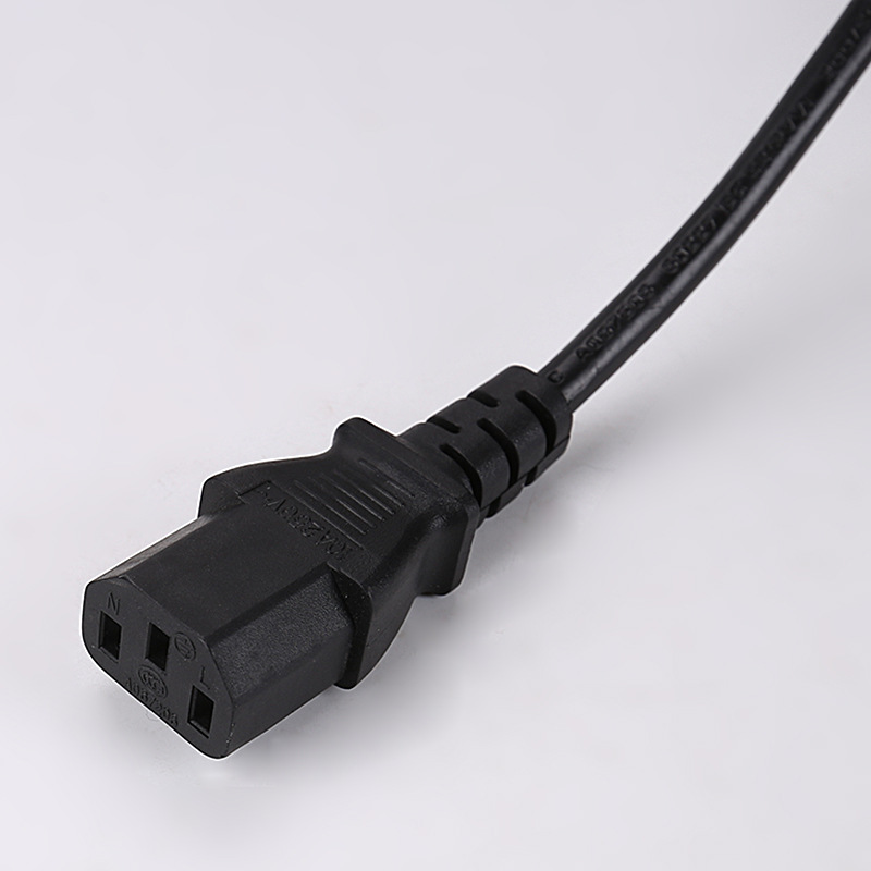 国标三相电源线 厂家直供国标品字尾电源 ccc认证国标三插电源线