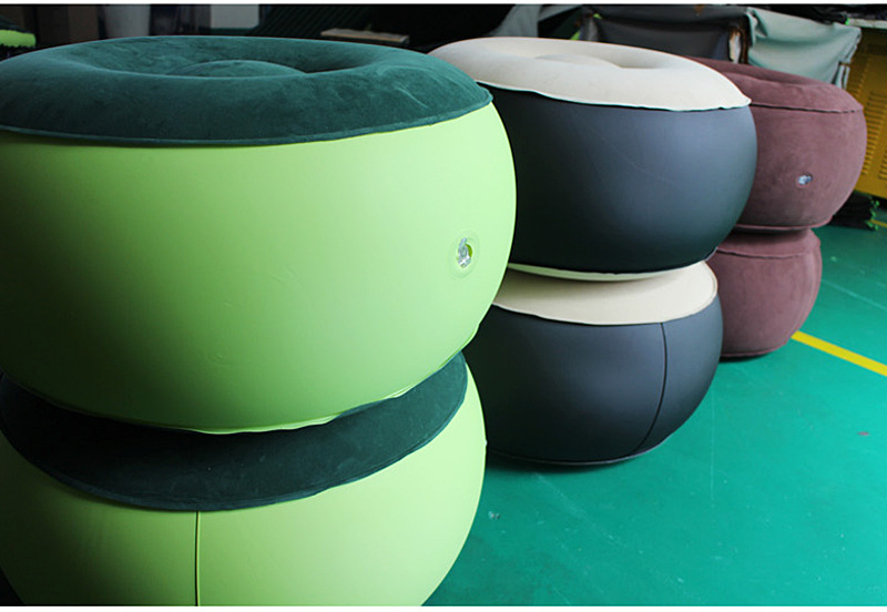 自驾游户外6p环保抗寒充气凳 户外充气椅子 可吸 防止移动