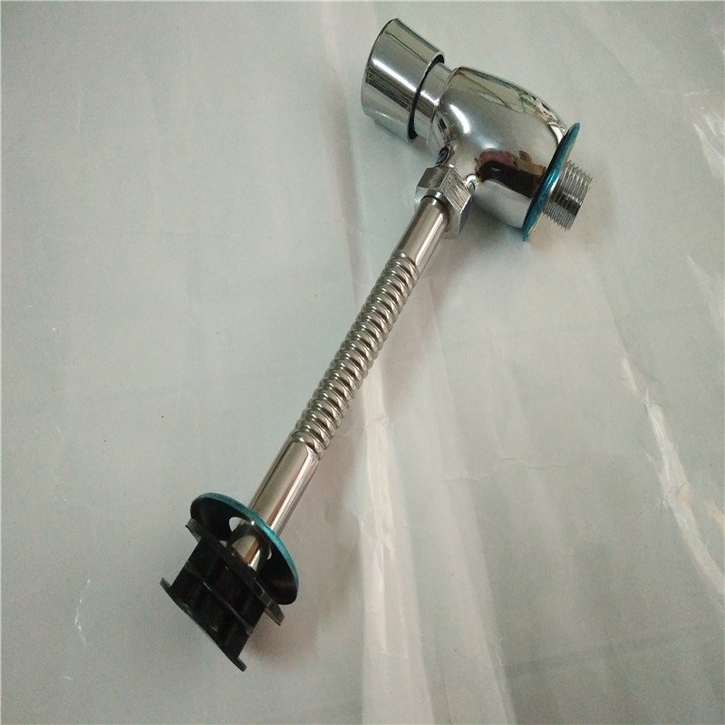 延时自闭式暗装小便器冲洗阀入墙手按式冲洗阀常规款铜小便阀