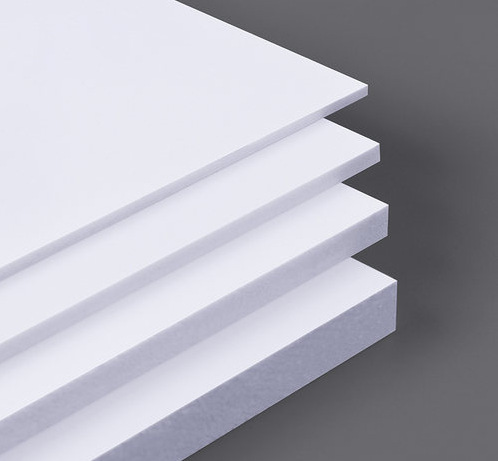 3mm雪弗板防水阻燃防霉防蛀高密度白彩色pvc结皮板发泡橱柜板