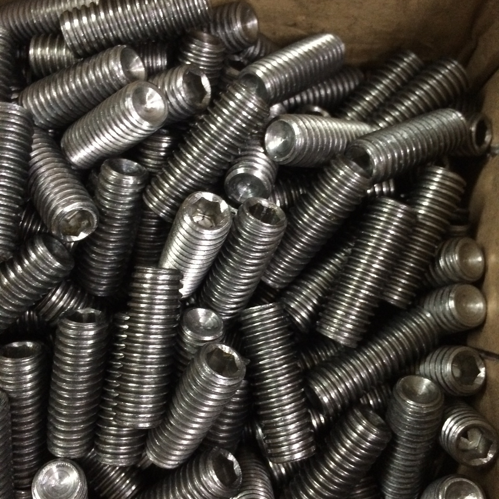 tai钛合金 不锈钢ss304/316/316l英/美制细牙紧定螺钉 3/8-24*l-阿里