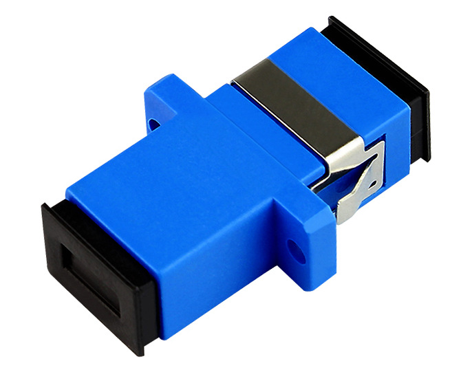 sc-sc光纤法兰盘 光纤耦合器 连接器 光纤适配器 光纤延长对接器