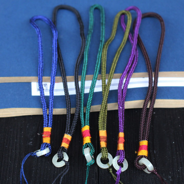 千眼菩提子手把件绳子吊坠挂绳diy车挂把件绳文玩璎珞线环形圆珠