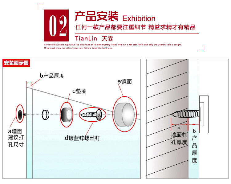 厂家直销 304不锈钢镜钉半球装饰钉 亚克力装饰盖广告螺丝钉